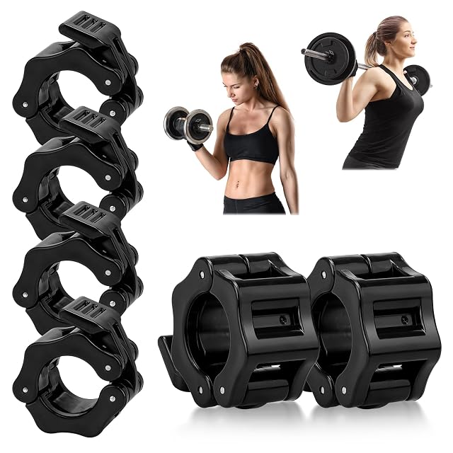 Six colliers de serrage Kigniote noirs pour barres de 30 mm