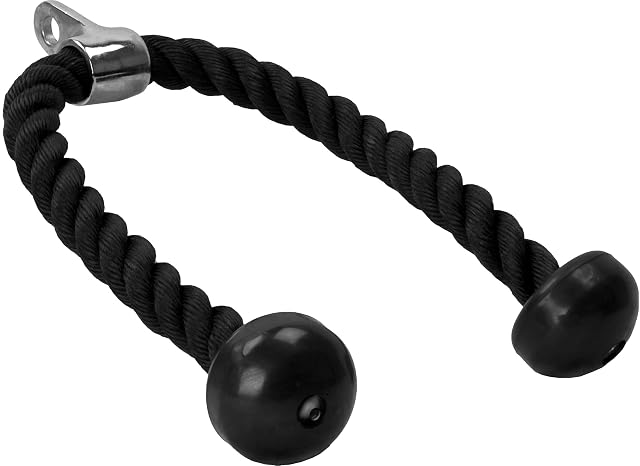 Corde à triceps GORILLA SPORTS avec émerillon chromé