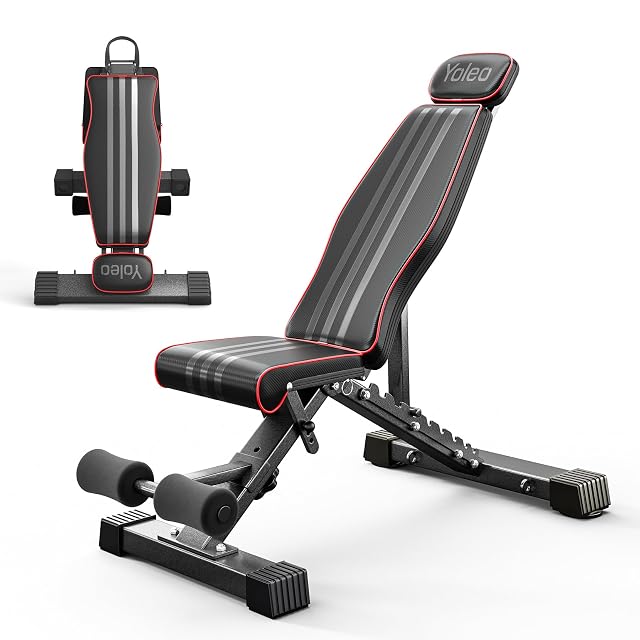 Banc multifonction pliable YOLEO noir avec appui-tête rallongé et maintien de jambes
